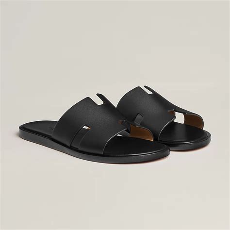 hermes izmir sandals black.